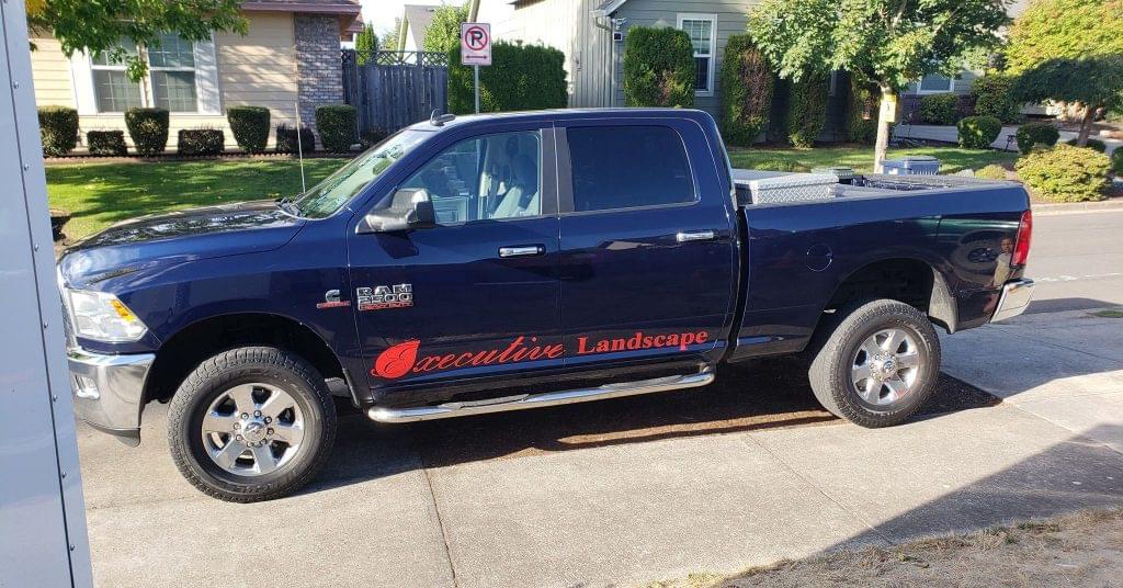 Executive Landscape & Maintenance Comapny Truck